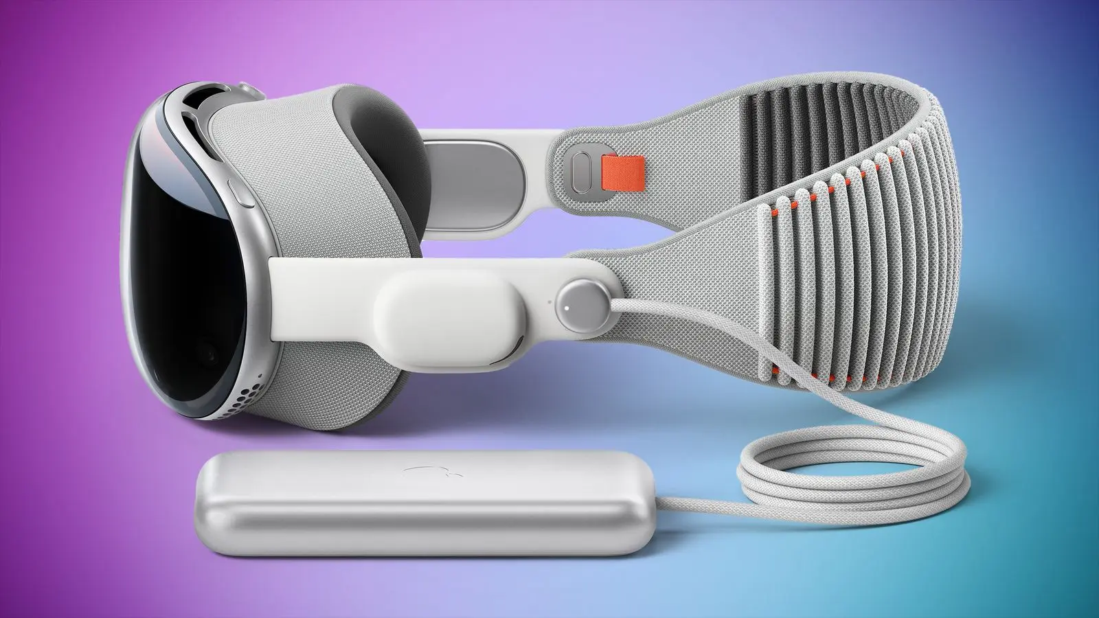 visionOS 27 Could Bring Major Vision Pro Upgrades and AI Improvements 2 Apple Vision Pro with battery Feature Blue Magenta