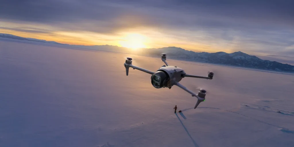 DJI Releases New Drone Firmware Update With Stability and Battery Improvements 1 DJI Mavic 4 Pro Lifestyle KV Spin Your World