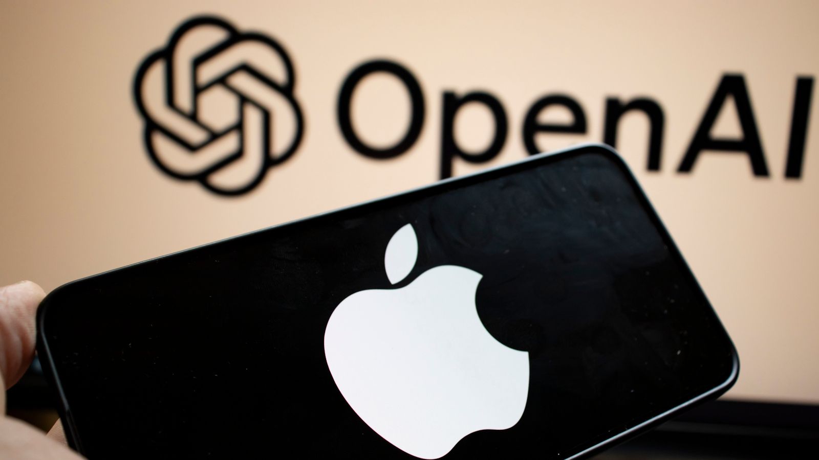apple openai legal troubles stock image